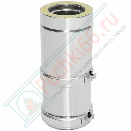 Труба телескоп Термо L300 – 450 ТТТ-Р (304-0.8/304) d-200/300 (ТиС Стандарт)