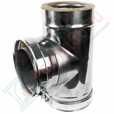 Сэндвич-тройник 90° (AISI-316L/0,5-AISI-304/0,5) d-200/250 (Craft-GS-25)