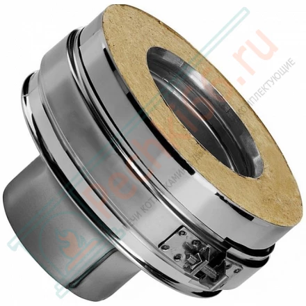 Переход моно-термо V50R (AISI-310S/0,8-AISI-304/0,5) d-115/215 (Вулкан-Cerablanket)