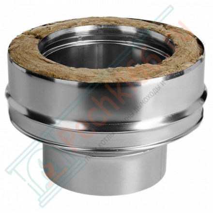 Переход моно-термо (НЕРЖ-321/0,8-НЕРЖ-439/0,5) d-115/200 (Дымок-Lux)