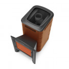 Печь для бани Тунгуска 2017 Inox Витра терракота (T.M.F) до 18 м3 Печь для бани Тунгуска 2017 Inox Витра терракота (T.M.F) до 18 м3