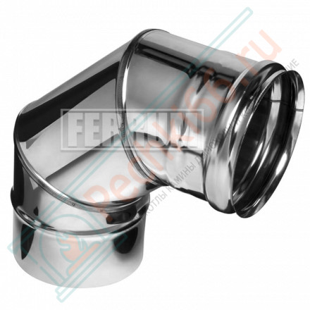 Колено 90° (НЕРЖ-430/0,5) d-180 (Ferrum GS)