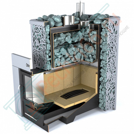 Печь для бани Ялта-35 модерн (ИзиСтим)