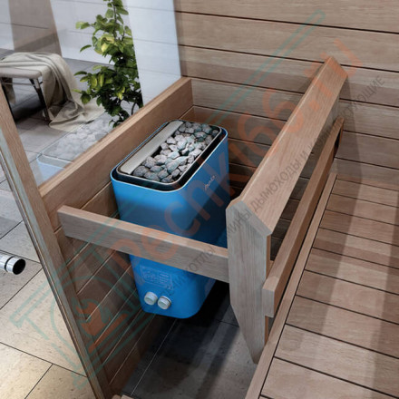 Печь для сауны VIENNA 80 STS (8 кВт, цвет чёрный, 20 кг камней)