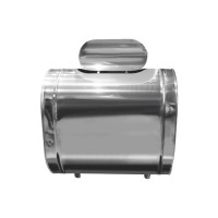 Бак для воды настенный, горизонтальный (НЕРЖ-304/0,8мм) 53 л (Дымок)