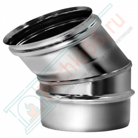 Отвод одностенный 30° (AISI-310S/0,8мм) d-160 (Вулкан)