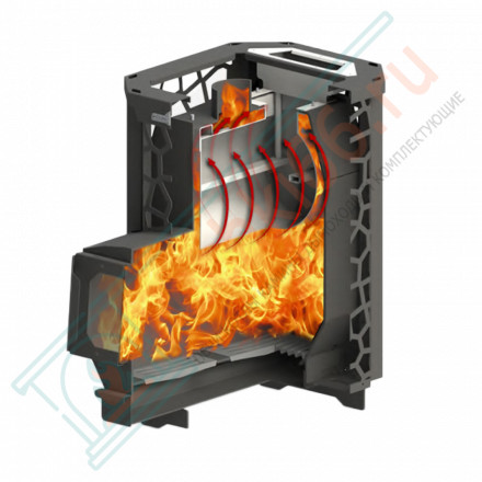 Печь для бани Hard 30L Хохлома (Сталь-Мастер)