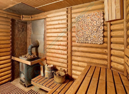 Панно из можжевельника на щите 700х700 мм