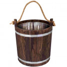 Запарник 16л. с нержавеющей вставкой, ДУБ в темном (Woodson) Запарник 16л. с нержавеющей вставкой, ДУБ в темном (Woodson)