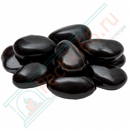 Набор керамических камней L, чёрные (Lux Fire)