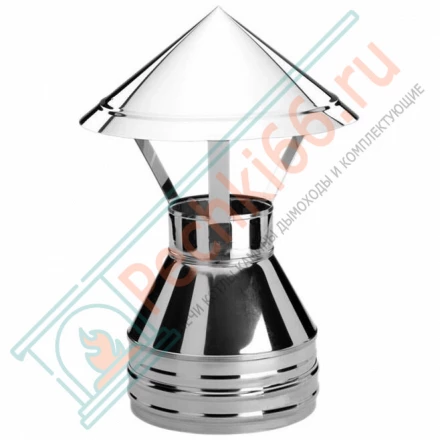 Зонт V50R с изол (AISI-321/0,8-ОЦИНК-RAL/0,5) d-200/300 (Вулкан)