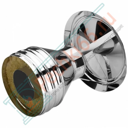 Зонт V50R с изол (AISI-321/0,8-ОЦИНК-RAL/0,5) d-200/300 (Вулкан)