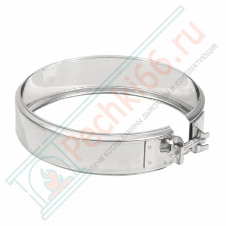 Хомут трубный на болте-ФР (304-0,5) d-200/300 (ТиС Стандарт)