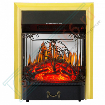 Классический электроочаг Majestic FX M Brass (Royal Flame)