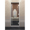 Стеклянная дверь DoorWood «Хамам Престиж прозрачное» 210х90 см