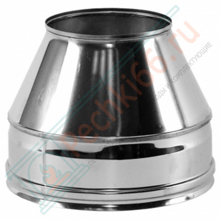 Конус Факел V50R с изол (AISI-321/0,8-AISI-304/0,5) d-115/215 (Вулкан-Cerablanket)