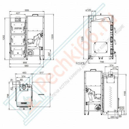 Котел пеллетный Focus 22 (Zota)