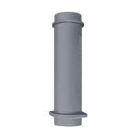 Чугунная ВЕРХНЯЯ труба для шибера 115/500мм (ТехноЛит) Чугунная ВЕРХНЯЯ труба для шибера 115/500мм (ТехноЛит)