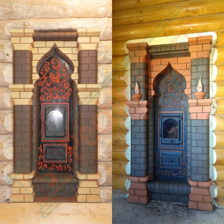 Банная печь Хохлома (Тройка) до 36 м3