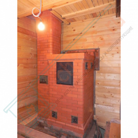 Дровяная банная печь Хохлома (Тройка) до 18 м3