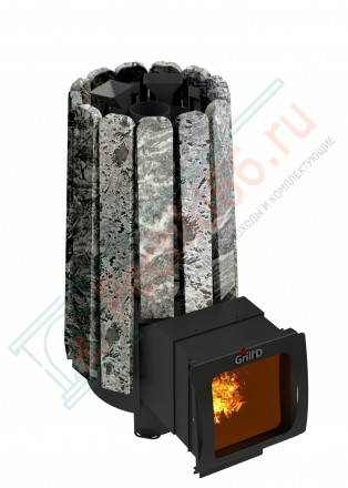 Печь для бани Cometa Vega 180 Long Window Max Stone Pro (Grill’D)