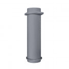 Чугунная НИЖНЯЯ труба для шибера 150/500мм (ТехноЛит)