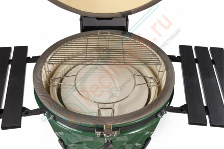 Керамический гриль Diamond Egg XL зеленый