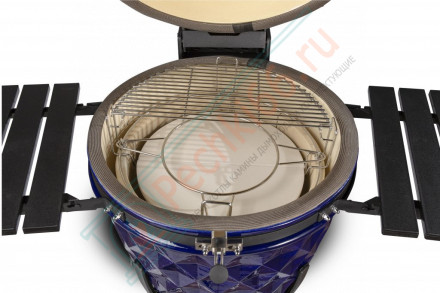 Керамический гриль Diamond Egg XL синий