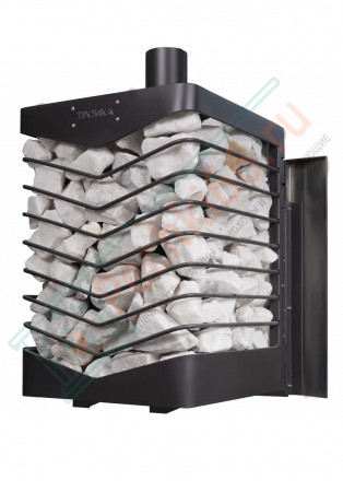 Печь для бани № 07МС с сеткой для камней (Тройка)