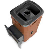 Газовая печь для бани Уренгой 2018 Inox БСЭ ТО терракота (T.M.F)