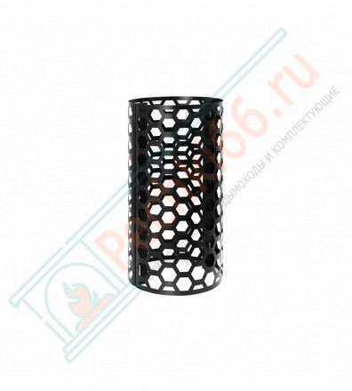 Сетка для камней на трубу "Соты" Black L=0,5 м (Везувий)