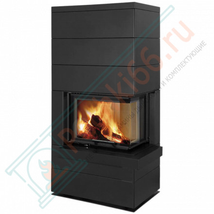 Печь-камин Cara R/L Akum металл (Romotop)