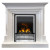 Электрический Каминокомплект Bradford - Белый с очагом Flagstaff
