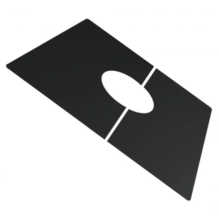 Фланец наклонный разрезной 33/45º 720х964 VBR (AISI-439/0,5) d-120/220 (Вулкан)