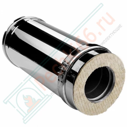 Сэндвич труба V50R с изол L=500 (AISI-321/0,5-AISI-304/0,5) d-160/260 (Вулкан)