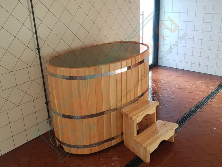 Купель кедровая овальная 78х120х100 (НКЗ)