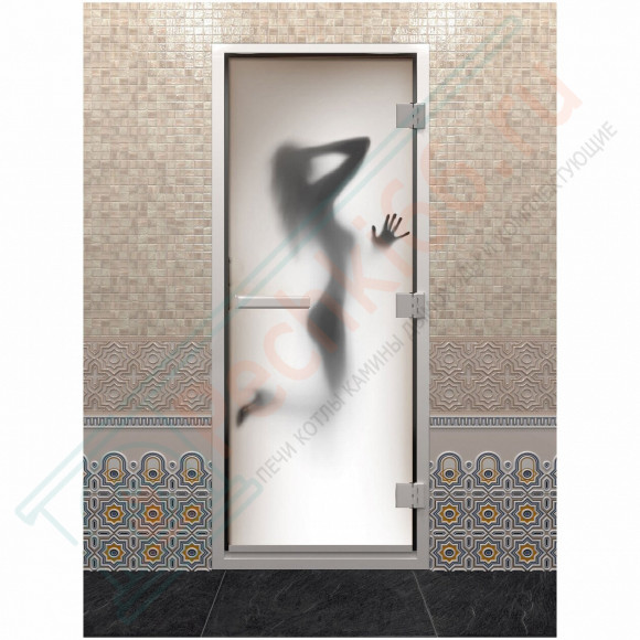 Стеклянная дверь DoorWood «Хамам фотопечать» 190х70 (по коробке)