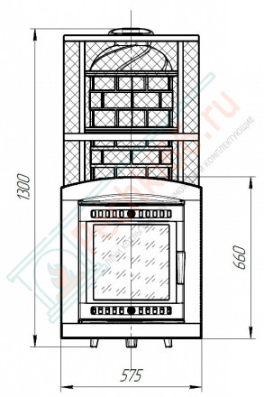 Банная печь Атмосфера XXL нержавеющая сетка (ProMetall)