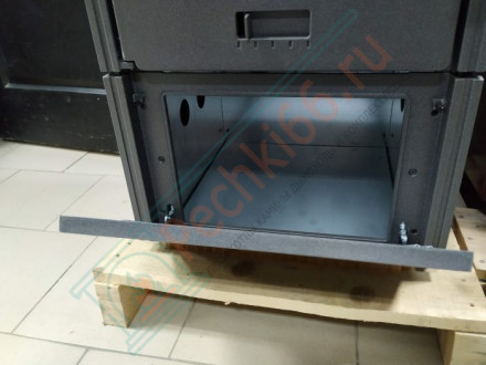 Чугунная печь-камин Laguna, коричневая (Plamen)