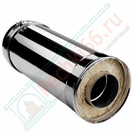 Сэндвич труба V50R с изол L=500 (AISI-321/0,5-AISI-304/0,5) d-180/280 (Вулкан)