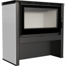 Печь-камин JUNO/12/B, белый (Kratki) Печь-камин JUNO/12/B, белый (Kratki)