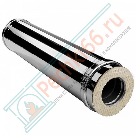 Сэндвич труба V50R с изол L=1000 (AISI-321/0,8-ОЦИНК-RAL/0,5) d-180/280 (Вулкан)
