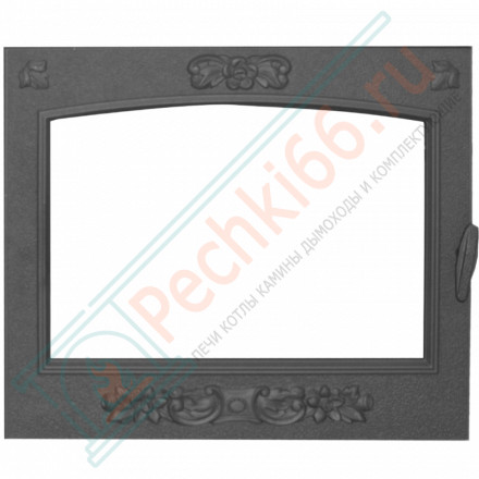 Дверка каминная чугунная Нормандия классик, ДК650-1А (Мета)