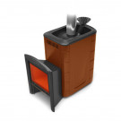 Печь для бани Гейзер 2014 Carbon Витра ЗК терракота (T.M.F) до 18 м3 Печь для бани Гейзер 2014 Carbon Витра ЗК терракота (T.M.F) до 18 м3