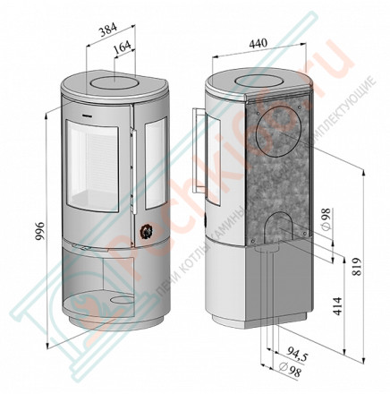 Печь-камин Morsø 7443 (Morso)