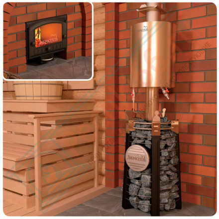 Банная печь Фредерика СТОУН стронг (Добросталь)
