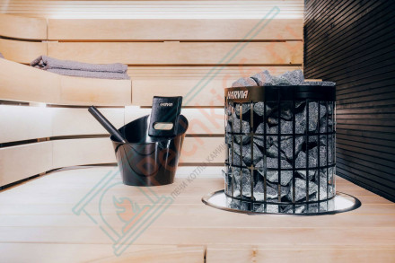 Электрическая печь Cilindro PC90XE Black Steel (Harvia)