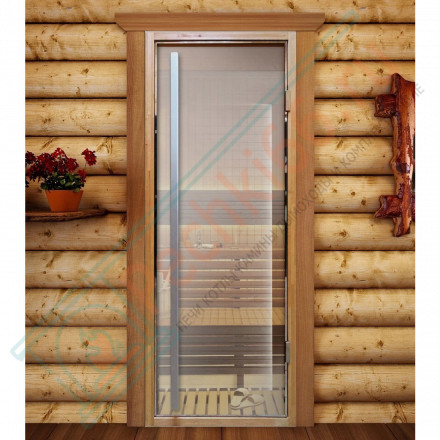 Стеклянная дверь Престиж Flash Royal прозрачная, 2000х800 (DoorWood)