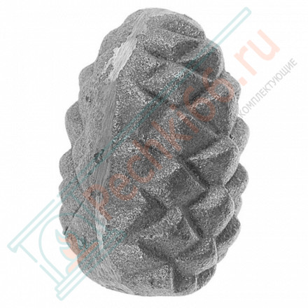 Камень для бани чугунный "Кедровая шишка" овальная, КЧО-1, (Рубцовск)