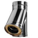 Тройник 45° с изол (НЕРЖ-321/0,8-НЕРЖ-439/0,5) d-200/280 (Дымок-Lux) Тройник 45° с изол (НЕРЖ-321/0,8-НЕРЖ-439/0,5) d-200/280 (Дымок-Lux)